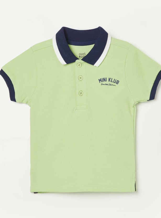 FS MINI KLUB Boys Contrast Trim Polo T-shirt